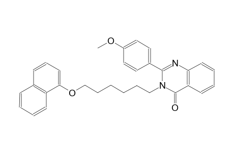 2-(4-methoxyphenyl)-3-[6-(1-naphthyloxy)hexyl]-4(3H)-quinazolinone