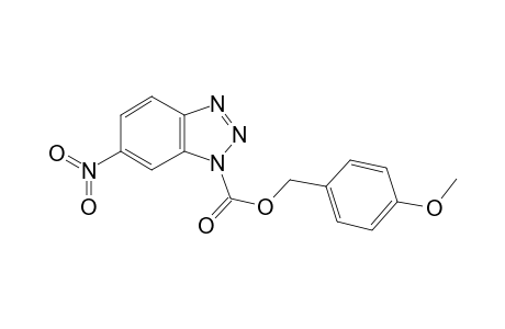 1H-1,2,3-Benzotriazole-1-carboxylic acid, 6-nitro-, (4-methoxyphenyl)methyl ester