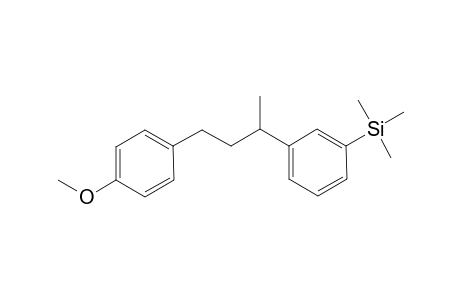 (rac)-1-Methoxy-4-[3-(3-trimethylsilylphenyl)-butyl]benzene