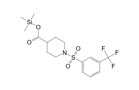 1-[3-(Trifluoromethyl)phenyl]sulfonylisonipecotic acid, trimethylsilyl ester