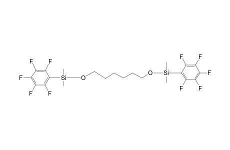 1,6-bis[Dimethyl(pentafluorophenyl)silyloxy]hexane