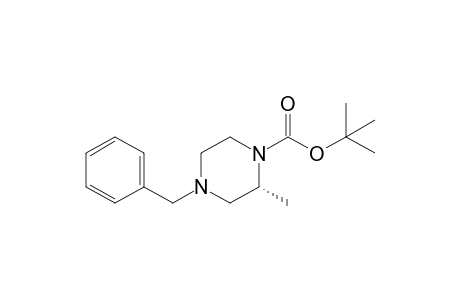 (2R)-2-methyl-4-(phenylmethyl)-1-piperazinecarboxylic acid tert-butyl ester