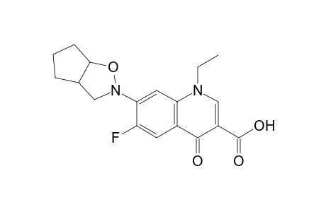 7-(2-Oxa-3-azabicyclo[3.3.0]oct-3-yl)-1-ethyl-6-fluoro-4-oxo-1,4-dihydroquinoline-3-carboxylic acid