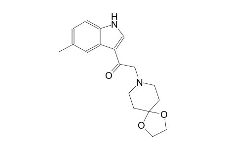 2-(1,4-dioxa-8-azaspiro[4.5]dec-8-yl)-1-(5-methyl-1H-indol-3-yl)ethanone