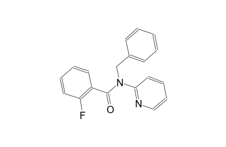 N-benzyl-2-fluoro-N-(2-pyridinyl)benzamide