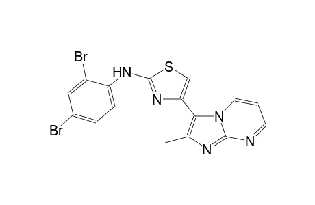 2-thiazolamine, N-(2,4-dibromophenyl)-4-(2-methylimidazo[1,2-a]pyrimidin-3-yl)-