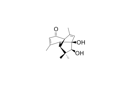 (4R,5S,7S,8R,11R)-7,8-Dihydroxy-1-oxoquiroga-2,9-diene