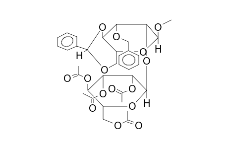 METHYL 3-O-BENZYL-4,6-O-BENZYLIDENE-2-O-(2,3,4,6-TETRA-O-ACETYL-ALPHA-D-MANNOPYRANOSYL)-ALPHA-D-MANNOPYRANOSIDE