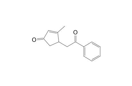 (RS)-3-Methyl-4-(2-oxo-2-phenylethyl)cyclopent-2-enone