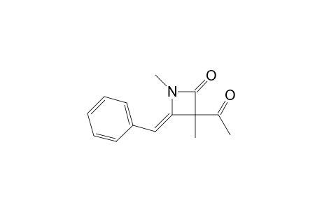 3-Acetyl-4-benzylidene-1,3-dimethylazetidin-2-one