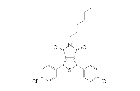 1,3-Bis(4-chlorophenyl)-5-hexyl-4H-thieno[3,4-c]pyrrole-4,6(5H)-dione