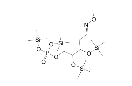 D-erythro-Pentose, 2-deoxy-3,4-bis-O-(trimethylsilyl)-, O-methyloxime, 5-[bis(trimethylsilyl) phosphate]