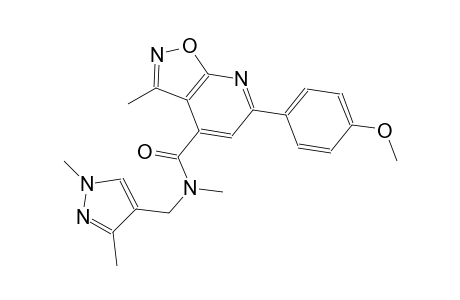 isoxazolo[5,4-b]pyridine-4-carboxamide, N-[(1,3-dimethyl-1H-pyrazol-4-yl)methyl]-6-(4-methoxyphenyl)-N,3-dimethyl-