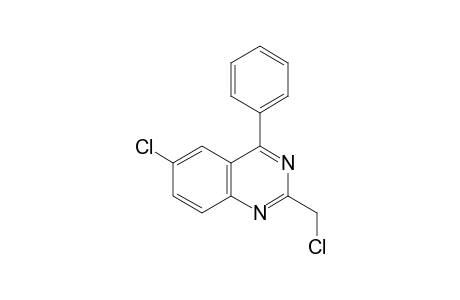6-CHLORO-2-(CHLOROMETHYL)-4-PHENYLQUINAZOLINE