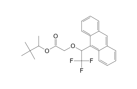 3,3-Dimethylbut-2-yl .alpha.-[1-(9-anthryl)-2,2,2-trifluoroethoxy]acetate