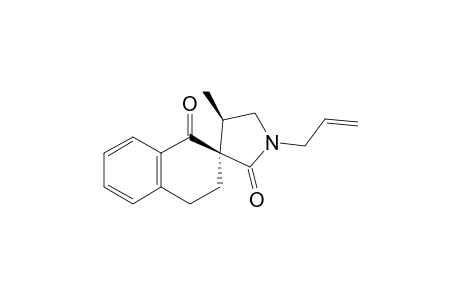 (3R,4R)-1'-Allyl-4'-methylspiro[1,2,3,4-tetrahydronaphthalene-2,3'-pyrrolidine]1,2'-dione isomer