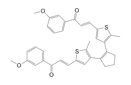1,2-Bis[2-methyl-5-(2-(3-methoxybenzoyl)ethenyl)thiophen-3-y]cyclopentene