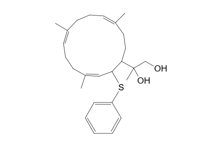 2-[4,8,12-Trimethyl-2-(thiophenyl)-3(E),7(E),11(E)-cyclotetradecatrien-1-yl]propan-1,2-diol