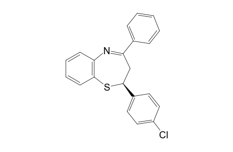 (S) 2-(4-Chlorophenyl)-4-phenyl-2,3-dihydro-1,5-benzothiazepine