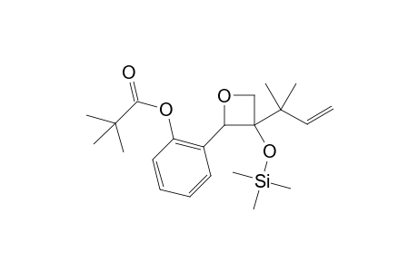 2-[2'-(2",2"-Dimethylpropanoyloxy)phenyl]-3-(1',1'-dimethylpropenyl)-3-[(trimethylsilyl)oxy]exetane