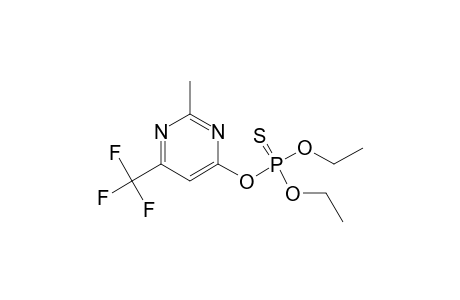 Thiophosphorous acid, O,O-diethyl O-(2-methyl-6-trifluoromethyl-4-pyridinyl) ester