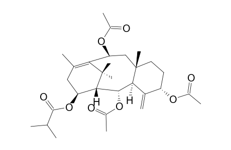 2-ALPHA,5-ALPHA,10-BETA-TRI-ACETOXY-14-BETA-ISOBUTYRYLOXY-4(20),11-TAXADIENE