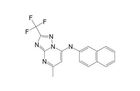 5-METHYL-7-(NAPHTHALEN-2-YLAMINE)-2-(TRIFLUOROMETHYL)-[1,2,4]-TRIAZOLO-[1,5-A]-PYRIMIDINE
