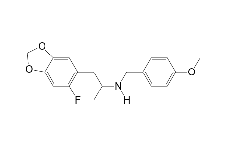 6F-MDA N-(4-methoxybenzyl)