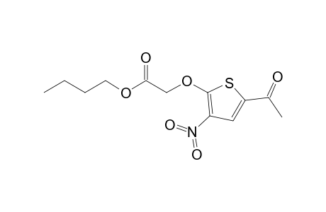 Butyl 2-( 5'-acetyl-3'-nitro-2'-thienyloxy)acetate