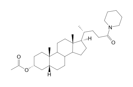 N-[O-(Acetyl)lithocholyl]piperidine