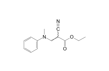 2-cyano-3-(N-methylanilino)acrylic acid, ethyl ester