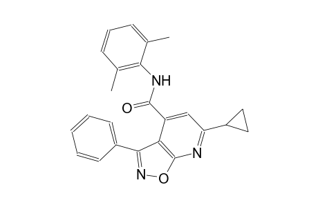 isoxazolo[5,4-b]pyridine-4-carboxamide, 6-cyclopropyl-N-(2,6-dimethylphenyl)-3-phenyl-
