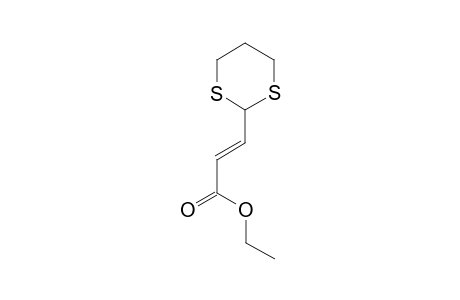 (E)-Ethyl 3-(1,3-dithian-2-yl)acrylate