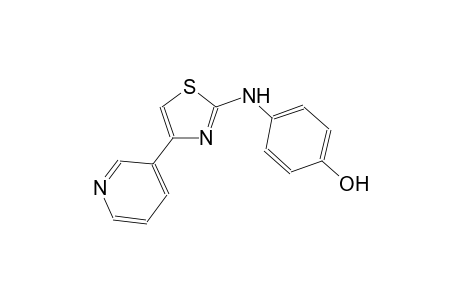 phenol, 4-[[4-(3-pyridinyl)-2-thiazolyl]amino]-