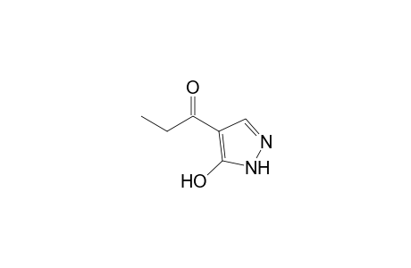 1-(5-Hydroxy-1H-pyrazol-4-yl)propan-1-one
