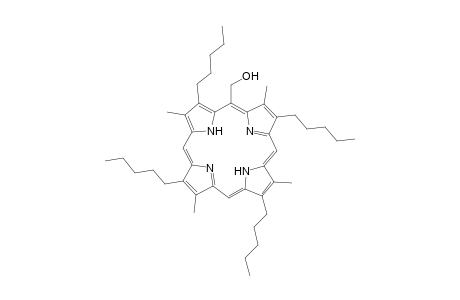 21H,23H-Porphine-5-methanol, 2,7,12,17-tetramethyl-3,8,13,18-tetrapentyl-