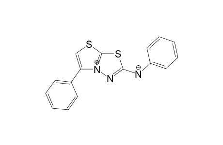 5-Phenylthiazolo[2,3-b]-1,3,4-thiazol-4-ium-2-phenylaminide