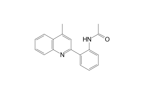 Acetamide, N-[2-(4-methyl-2-quinolinyl)phenyl]-