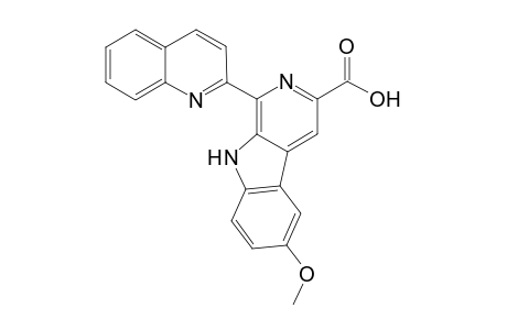 2-Methoxy-6-(quinolin-2-yl)pyridino[4,5-b]indole-8-carboxylic acid