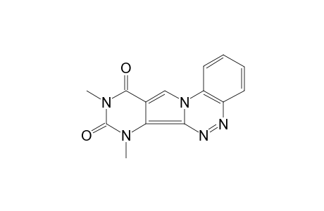 7,9-Dimethyl-7H-5,6,7,9,11a-pentaaza-benzo[a]fluorene-8,10-dione