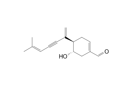 (4R,5S)-4-(6-methylhepta-1,5-dien-3-yn-2-yl)-5-oxidanyl-cyclohexene-1-carbaldehyde