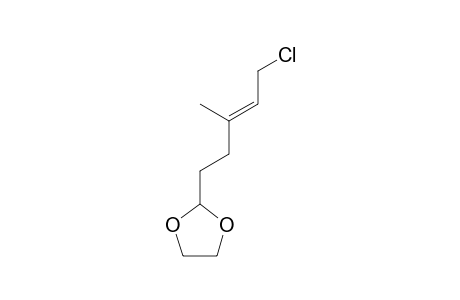 2-(5-Chloro-3-methylpent-3-enyl)[1,3]dioxolane