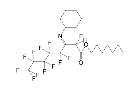 HEPTYL 3-CYCLOHEXYLIMINO-2-HYDROPERFLUOROOCTANOATE