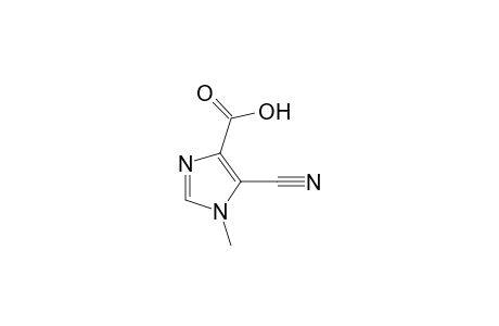 5-Cyano-1-methyl-4-imidazolecarboxylic acid
