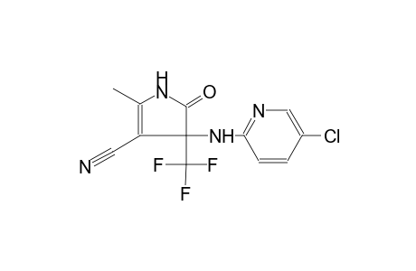 1H-Pyrrole-3-carbonitrile, 4-[(5-chloro-2-pyridinyl)amino]-4,5-dihydro-2-methyl-5-oxo-4-(trifluoromethyl)-