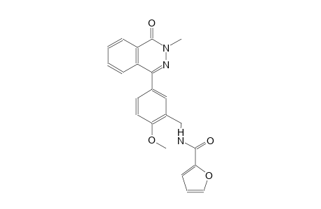N-[2-methoxy-5-(3-methyl-4-oxo-3,4-dihydro-1-phthalazinyl)benzyl]-2-furamide