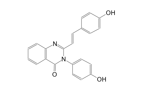 3-(4-hydroxyphenyl)-2-[(E)-2-(4-hydroxyphenyl)ethenyl]-4(3H)-quinazolinone