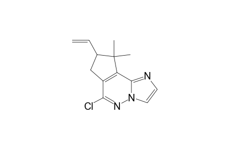 7H-Cyclopent[d]imidazo[1,2-b]pyridazine, 6-chloro-8-ethenyl-8,9-dihydro-9,9-dimethyl-