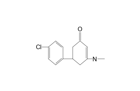 5-(p-chlorophenyl)-3-(methylamino)-2-cyclohexene-1-one