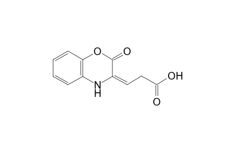 Propanoic acid, 3-(3,4-dihydro-2-oxo-2H-benz[b]1,4-oxazin-3-ylidene)-